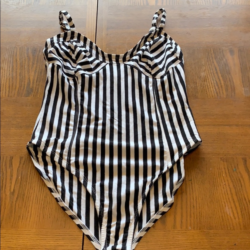 Striped Tank Bodysuit
